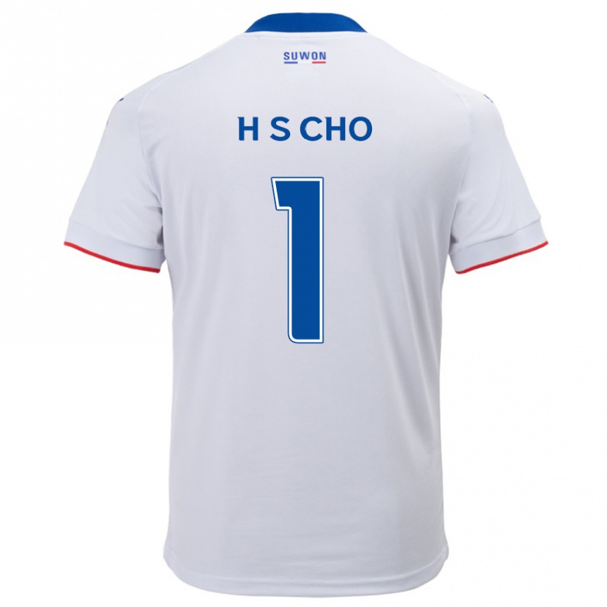 Vaikiškas Sung-Hoon Cho #1 Balta Mėlyna Išvykos Marškinėliai 2024/25 T-Shirt