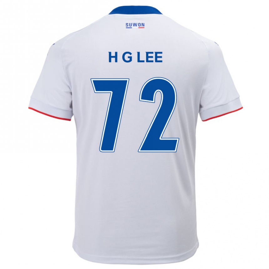 Vaikiškas Geon-Hee Lee #72 Balta Mėlyna Išvykos Marškinėliai 2024/25 T-Shirt