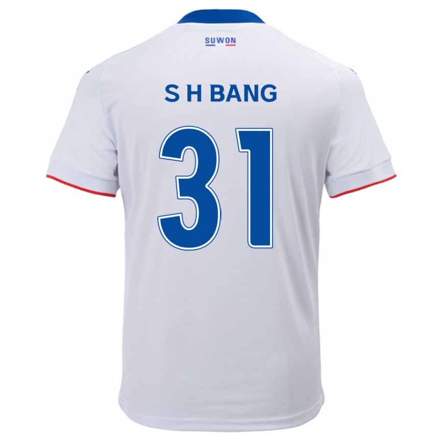 Vaikiškas Hee-Sang Bang #31 Balta Mėlyna Išvykos Marškinėliai 2024/25 T-Shirt