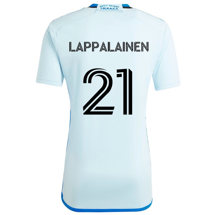 Vaikiškas Lassi Lappalainen #21 Ledo Mėlyna Išvykos Marškinėliai 2024/25 T-Shirt