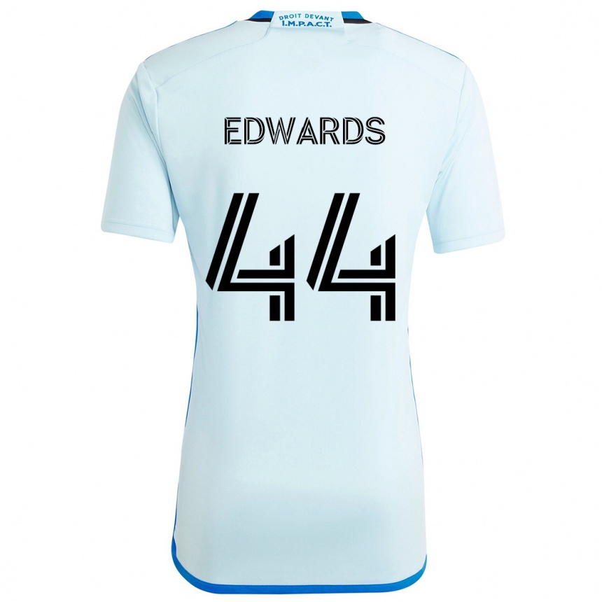 Vaikiškas Raheem Edwards #44 Ledo Mėlyna Išvykos Marškinėliai 2024/25 T-Shirt