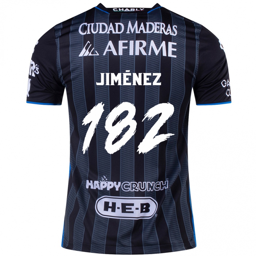 Vaikiškas Carlos Jiménez #182 Balta Juoda Išvykos Marškinėliai 2024/25 T-Shirt