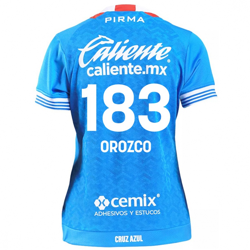 Vyrai Fabrizzio Orozco #183 Dangaus Mėlynumo Namų Marškinėliai 2024/25 T-Shirt