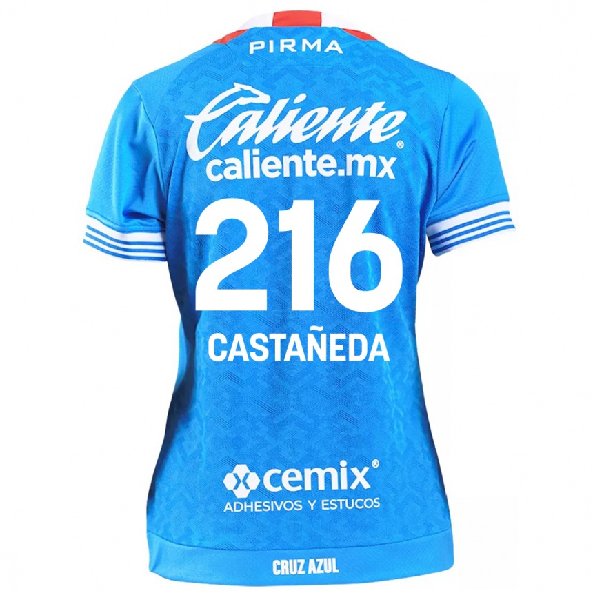 Vyrai Ian Castañeda #216 Dangaus Mėlynumo Namų Marškinėliai 2024/25 T-Shirt