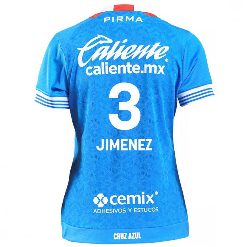 Vyrai Jaiber Jimenez #3 Dangaus Mėlynumo Namų Marškinėliai 2024/25 T-Shirt