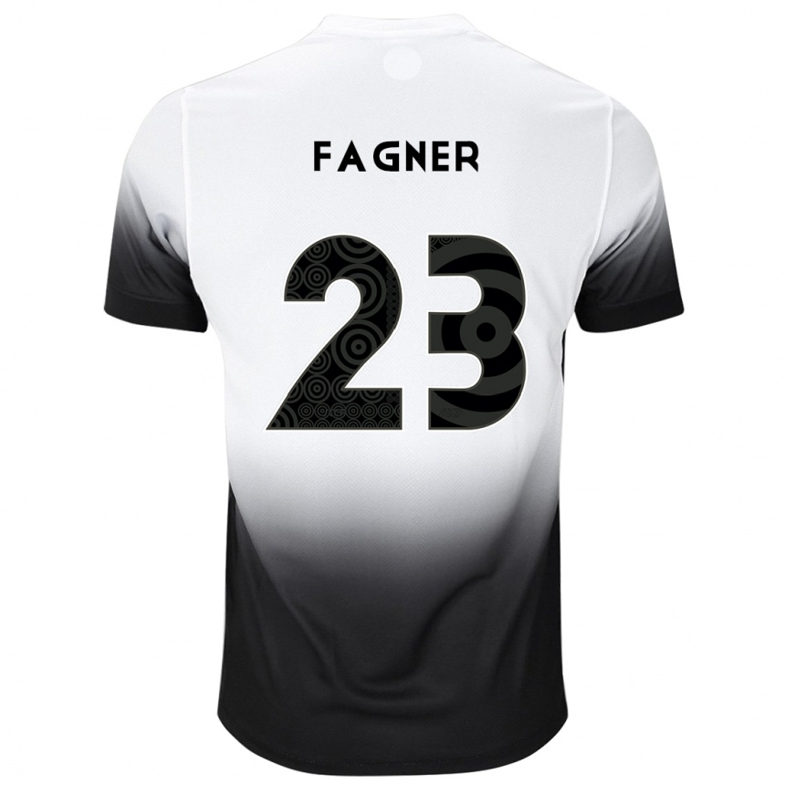 Vyrai Fagner #23 Balta Juoda Namų Marškinėliai 2024/25 T-Shirt