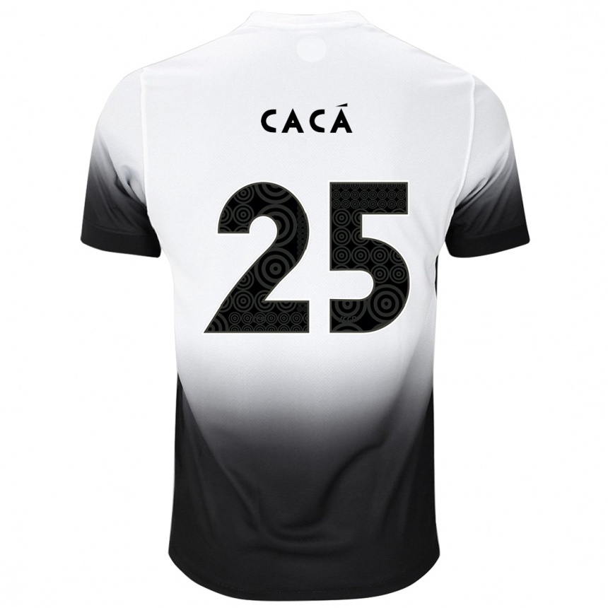 Vyrai Cacá #25 Balta Juoda Namų Marškinėliai 2024/25 T-Shirt