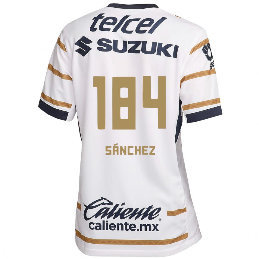 Vyrai Manuel Sánchez #184 Baltasis Obsidianas Namų Marškinėliai 2024/25 T-Shirt