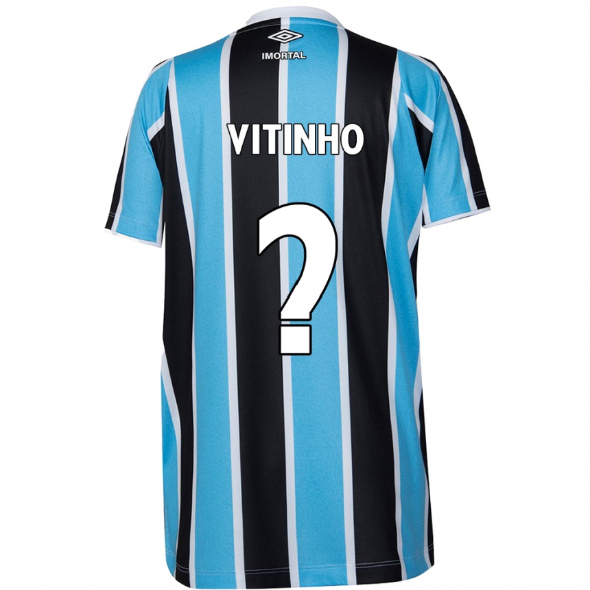 Vyrai Vitinho #0 Mėlyna Juoda Balta Namų Marškinėliai 2024/25 T-Shirt