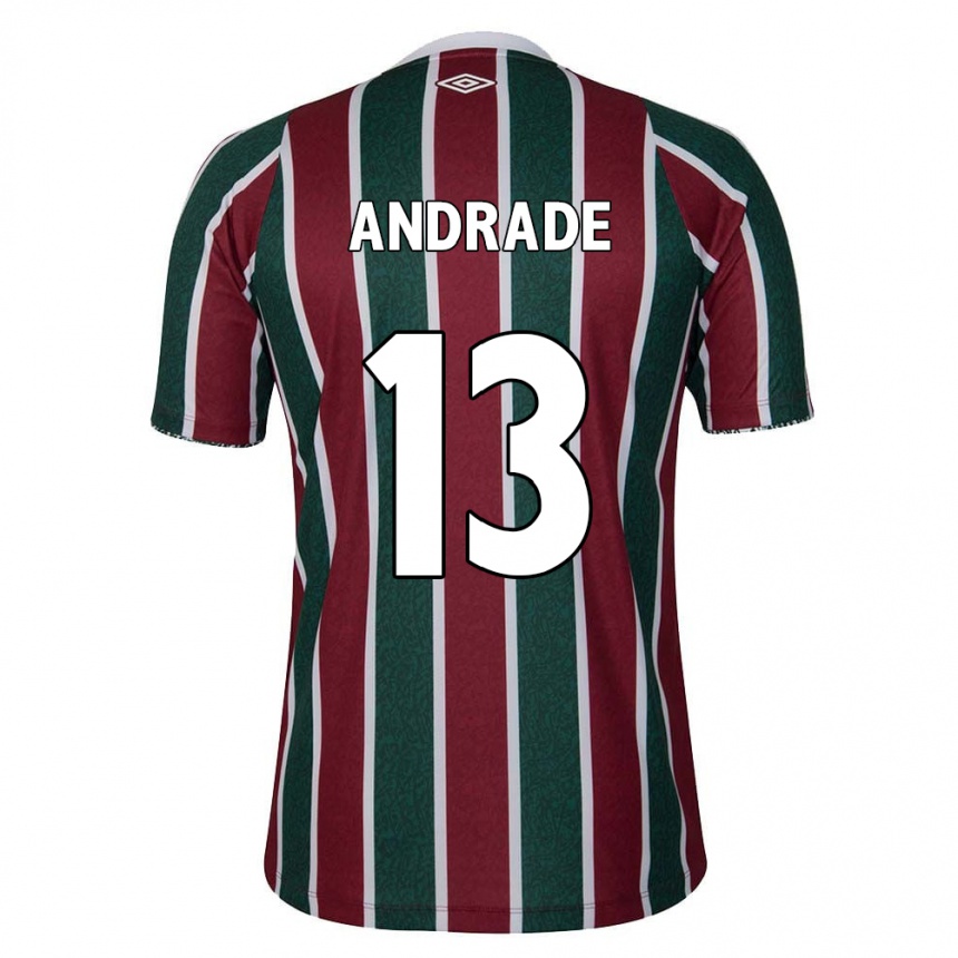 Vyrai Felipe Andrade #13 Žalia Kaštoninė Balta Namų Marškinėliai 2024/25 T-Shirt