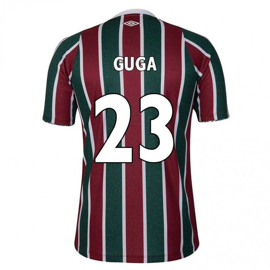 Vyrai Guga #23 Žalia Kaštoninė Balta Namų Marškinėliai 2024/25 T-Shirt