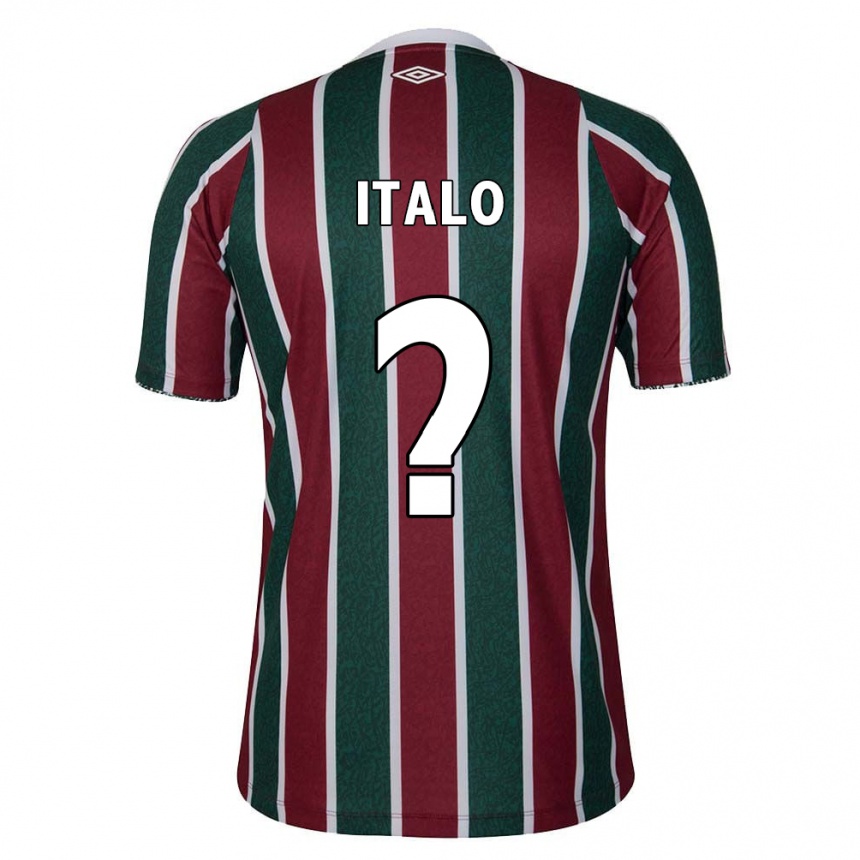 Vyrai Italo #0 Žalia Kaštoninė Balta Namų Marškinėliai 2024/25 T-Shirt