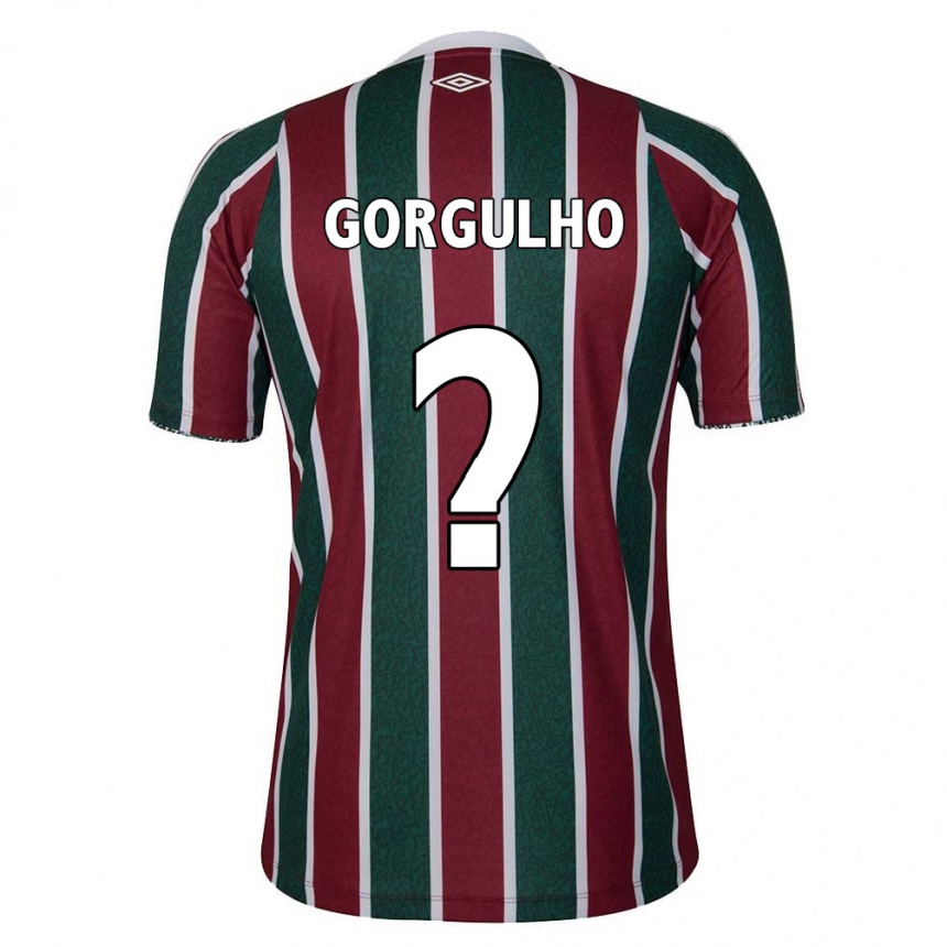 Vyrai Gabriel Gorgulho #0 Žalia Kaštoninė Balta Namų Marškinėliai 2024/25 T-Shirt