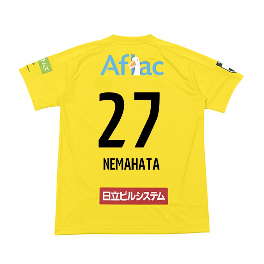 Vyrai Hayato Nemahata #27 Geltona Juoda Namų Marškinėliai 2024/25 T-Shirt