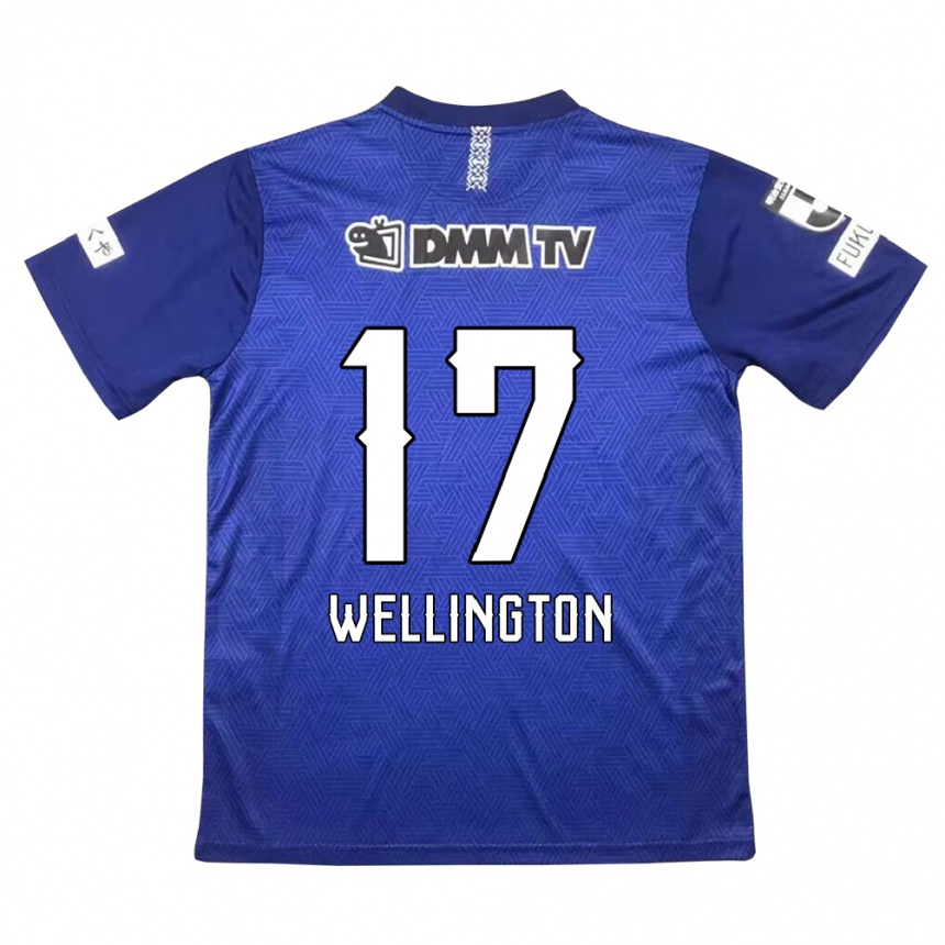 Vyrai Wellington #17 Tamsiai Mėlyna Namų Marškinėliai 2024/25 T-Shirt