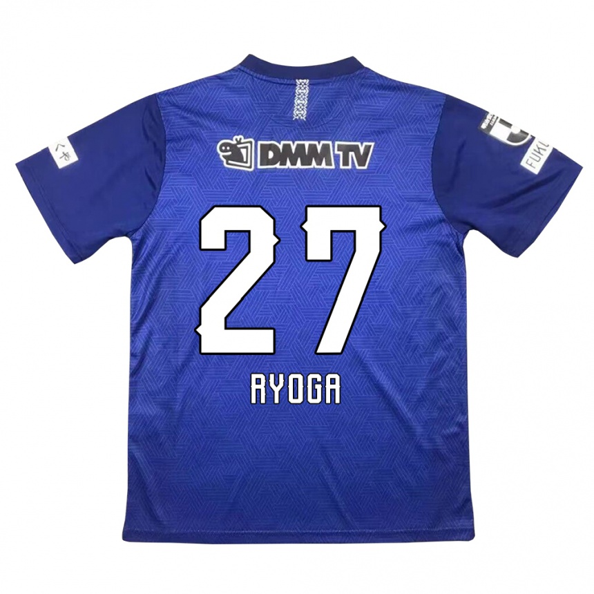 Vyrai Ryoga Sato #27 Tamsiai Mėlyna Namų Marškinėliai 2024/25 T-Shirt