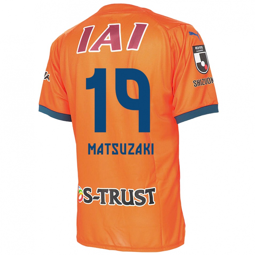 Vyrai Kai Matsuzaki #19 Oranžinė Mėlyna Namų Marškinėliai 2024/25 T-Shirt