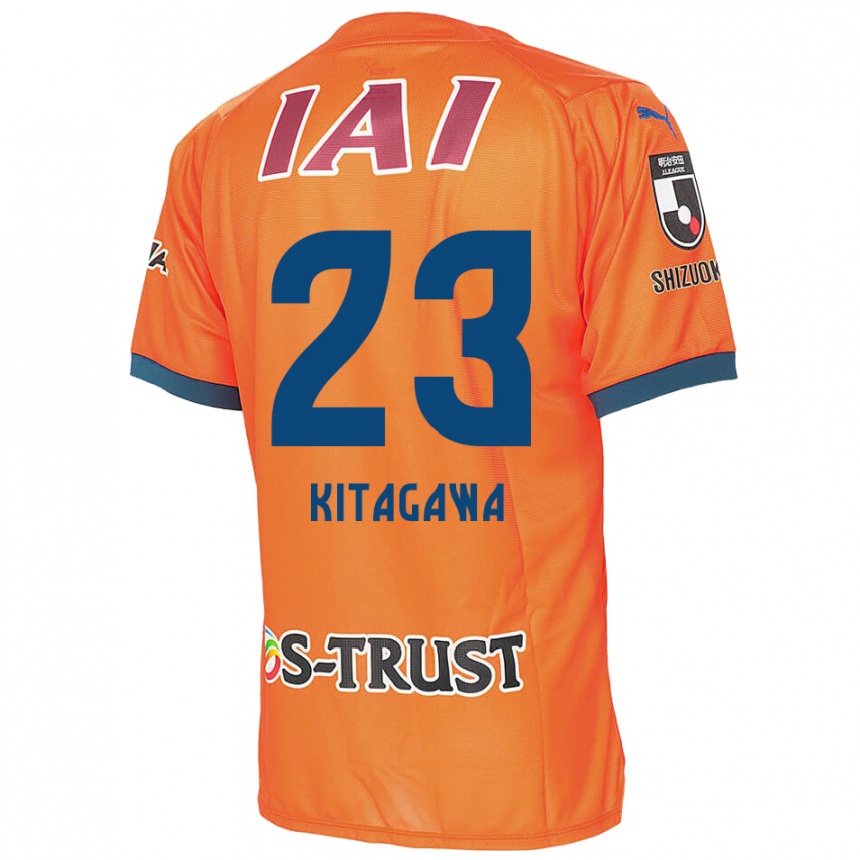 Vyrai Koya Kitagawa #23 Oranžinė Mėlyna Namų Marškinėliai 2024/25 T-Shirt