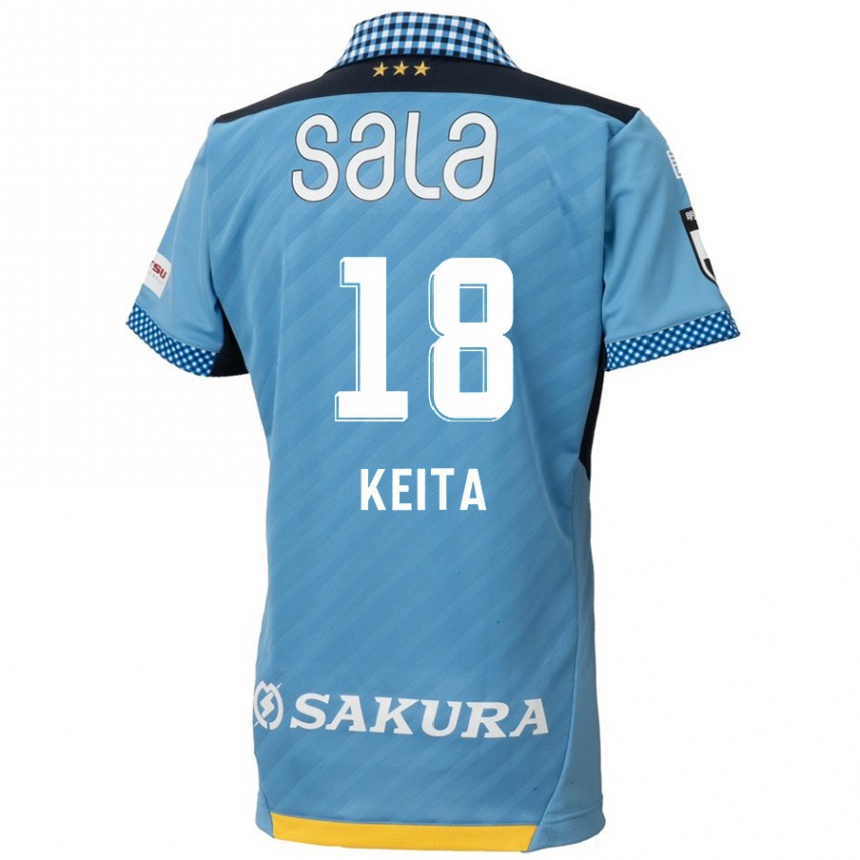 Vyrai Keita Takahata #18 Mėlyna Juoda Namų Marškinėliai 2024/25 T-Shirt