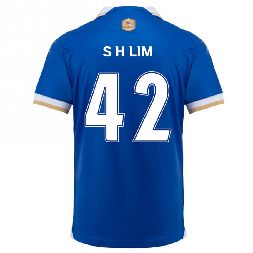 Vyrai Hyun-Sub Lim #42 Mėlyna Balta Namų Marškinėliai 2024/25 T-Shirt