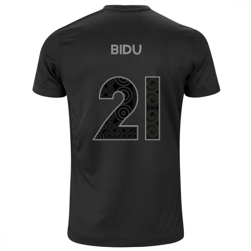 Vyrai Matheus Bidu #21 Juoda Išvykos Marškinėliai 2024/25 T-Shirt