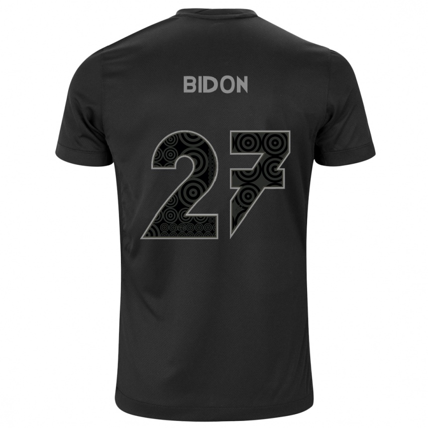 Vyrai Breno Bidon #27 Juoda Išvykos Marškinėliai 2024/25 T-Shirt