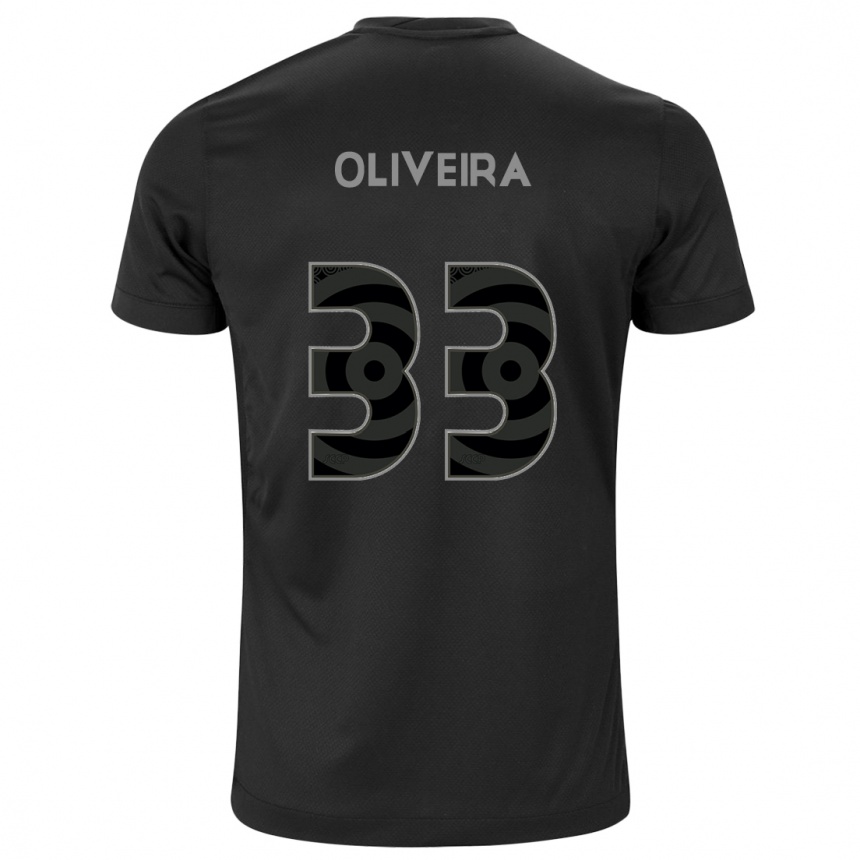 Vyrai Ruan Oliveira #33 Juoda Išvykos Marškinėliai 2024/25 T-Shirt