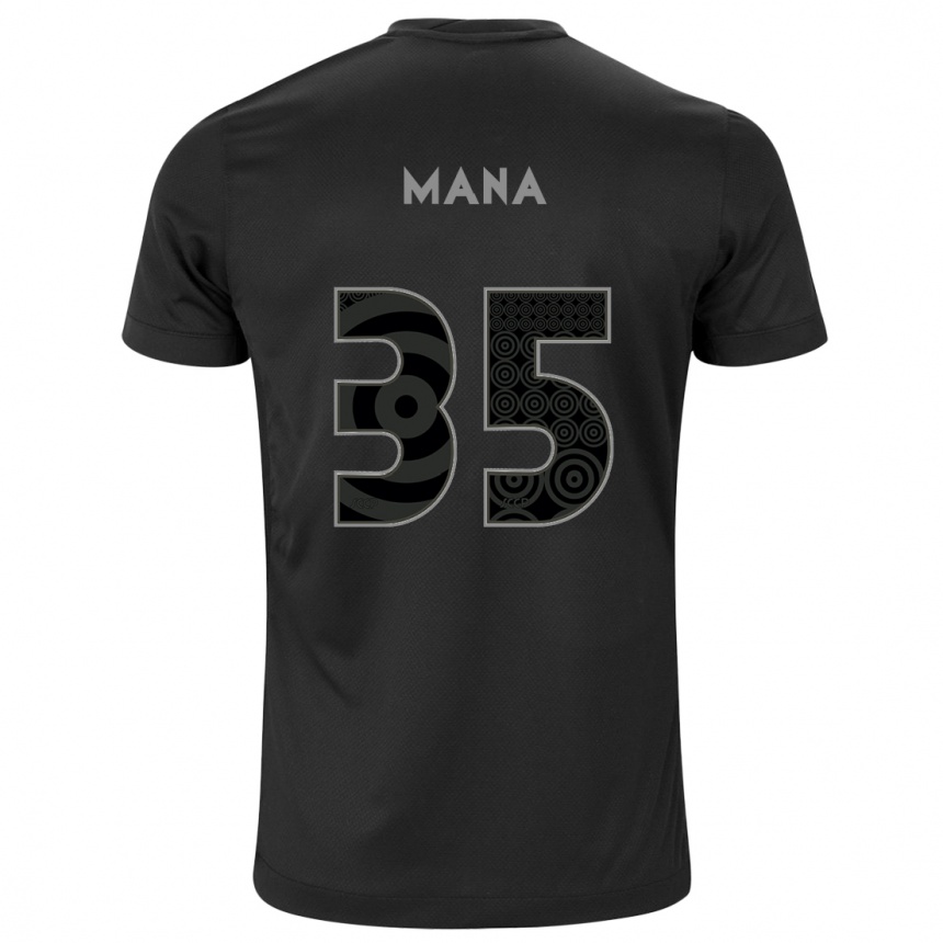 Vyrai Léo Mana #35 Juoda Išvykos Marškinėliai 2024/25 T-Shirt