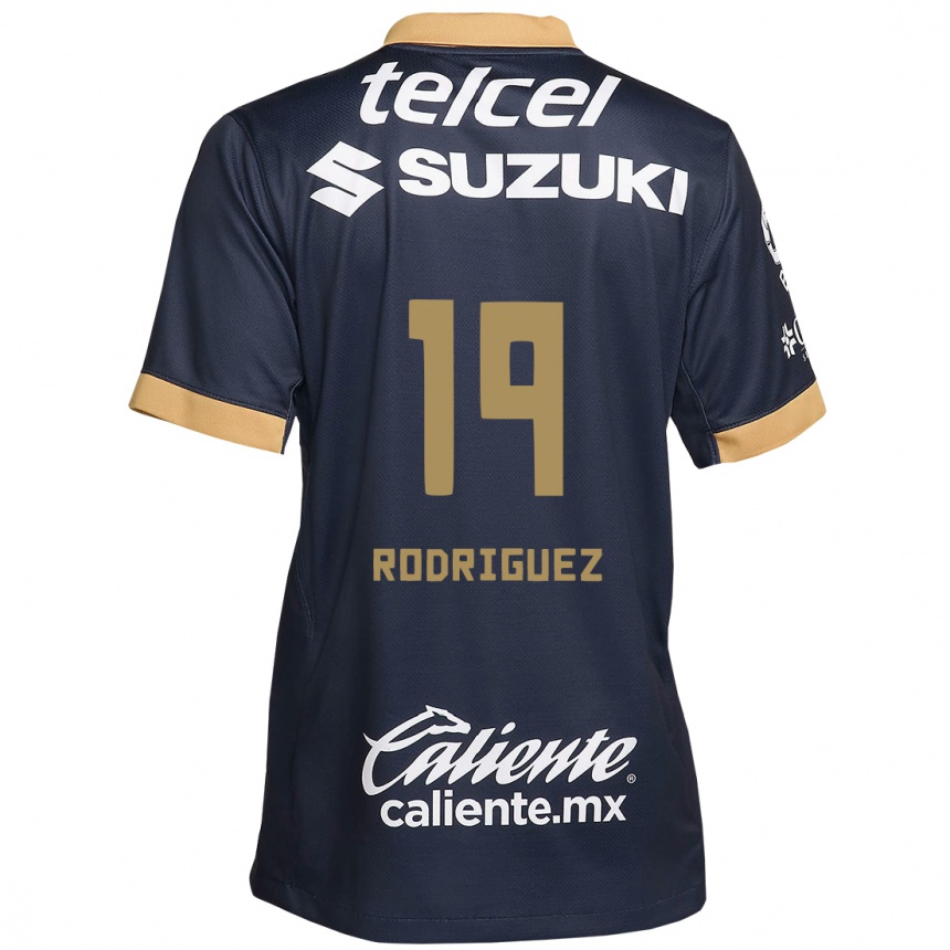 Vyrai Yaneisy Rodriguez #19 Obsidian Gold White Išvykos Marškinėliai 2024/25 T-Shirt