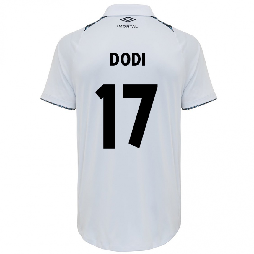 Vyrai Dodi #17 Balta Mėlyna Išvykos Marškinėliai 2024/25 T-Shirt