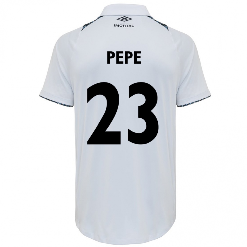 Vyrai Pepê #23 Balta Mėlyna Išvykos Marškinėliai 2024/25 T-Shirt