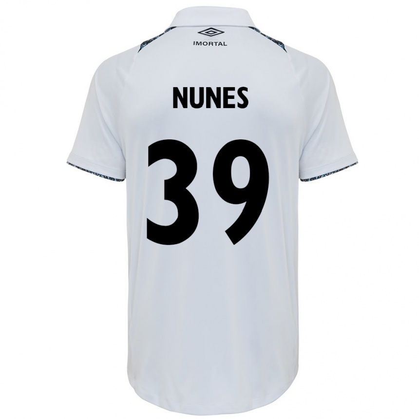 Vyrai Gustavo Gomes #39 Balta Mėlyna Išvykos Marškinėliai 2024/25 T-Shirt