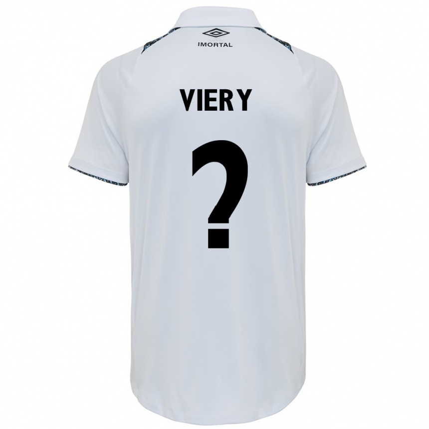 Vyrai Viery #0 Balta Mėlyna Išvykos Marškinėliai 2024/25 T-Shirt