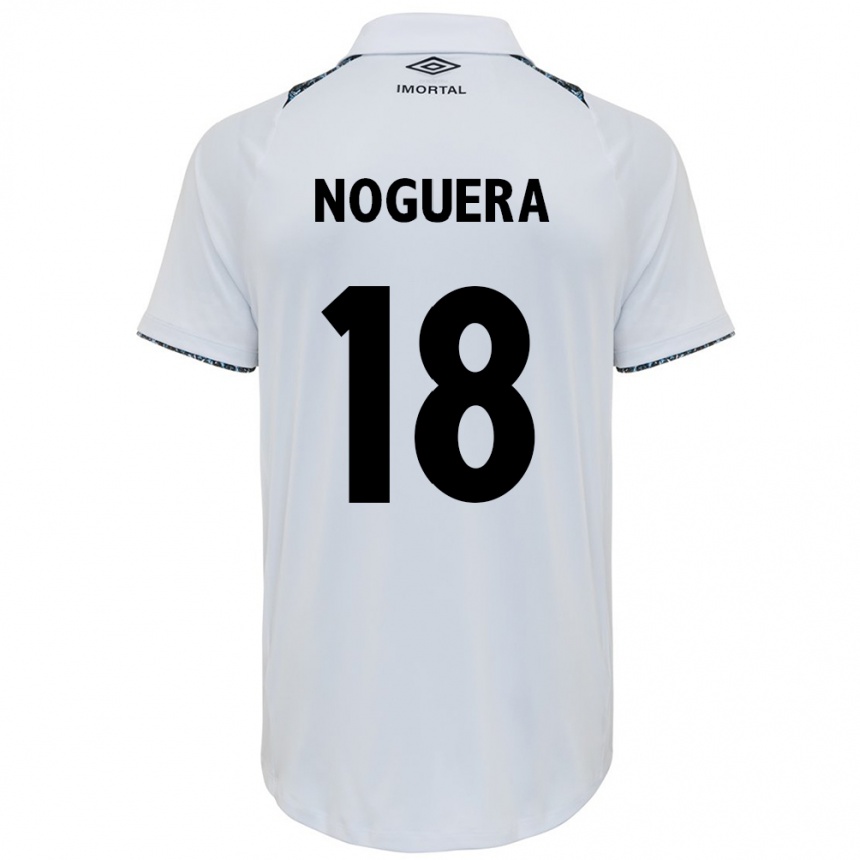 Vyrai Freddy Noguera #18 Balta Mėlyna Išvykos Marškinėliai 2024/25 T-Shirt