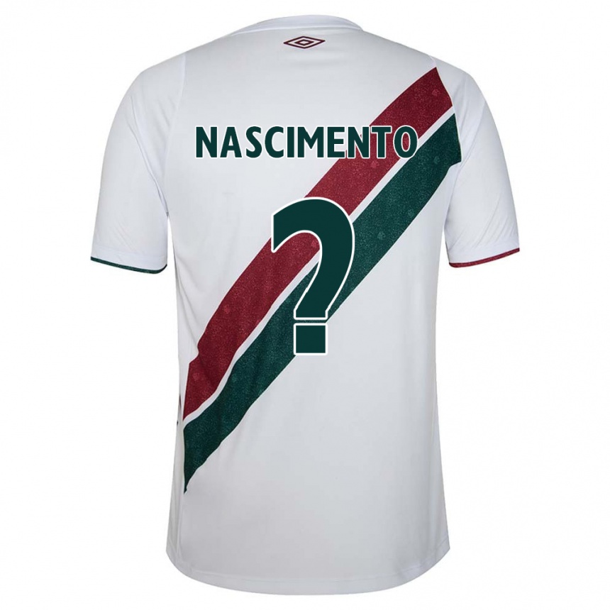 Vyrai Hiago Nascimento #0 Balta Žalia Kaštoninė Išvykos Marškinėliai 2024/25 T-Shirt