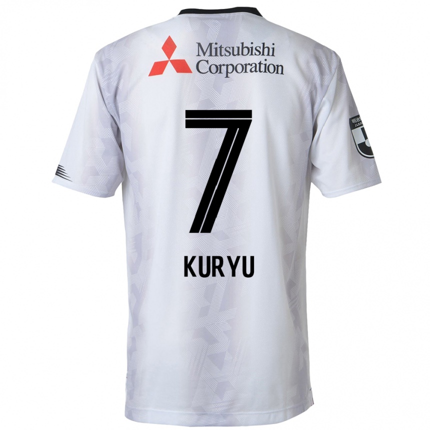 Vyrai Kuryu Matsuki #7 Balta Juoda Išvykos Marškinėliai 2024/25 T-Shirt