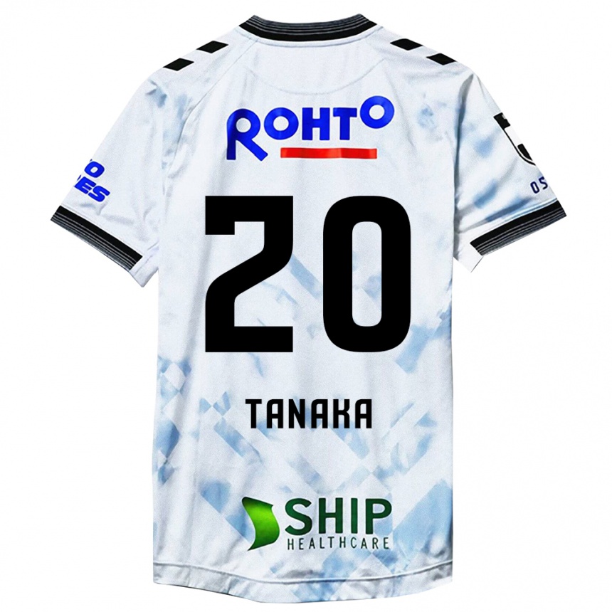 Vyrai Hyoga Tanaka #20 Balta Juoda Išvykos Marškinėliai 2024/25 T-Shirt