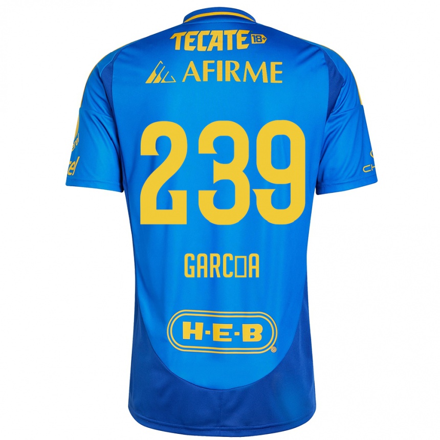 Vyrai Diego García #239 Mėlyna Geltona Išvykos Marškinėliai 2024/25 T-Shirt