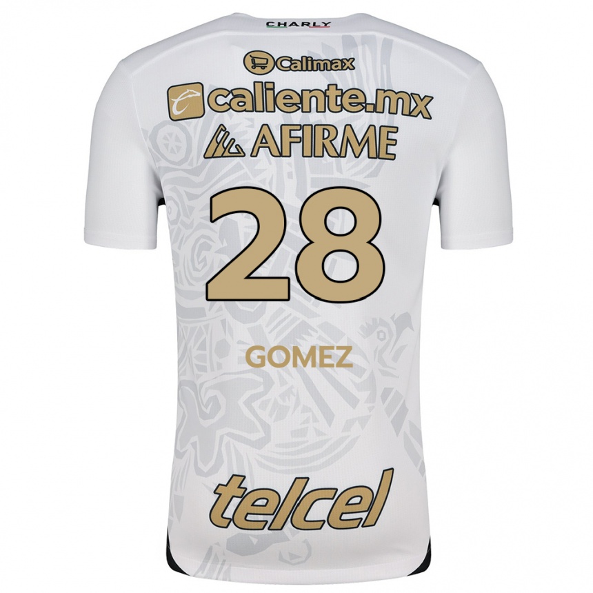 Vyrai Alejandro Gómez #28 Balta Juoda Išvykos Marškinėliai 2024/25 T-Shirt