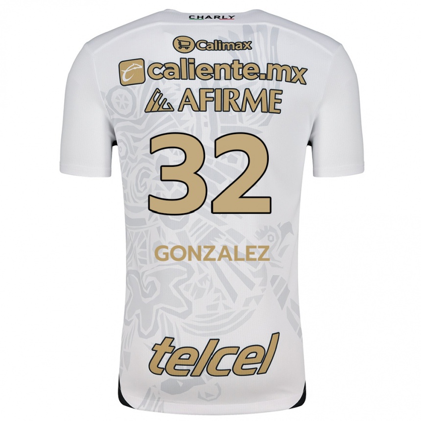 Vyrai Carlos González #32 Balta Juoda Išvykos Marškinėliai 2024/25 T-Shirt