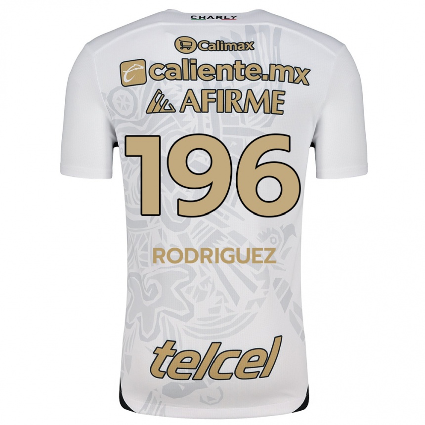 Vyrai Prince Rodríguez #196 Balta Juoda Išvykos Marškinėliai 2024/25 T-Shirt