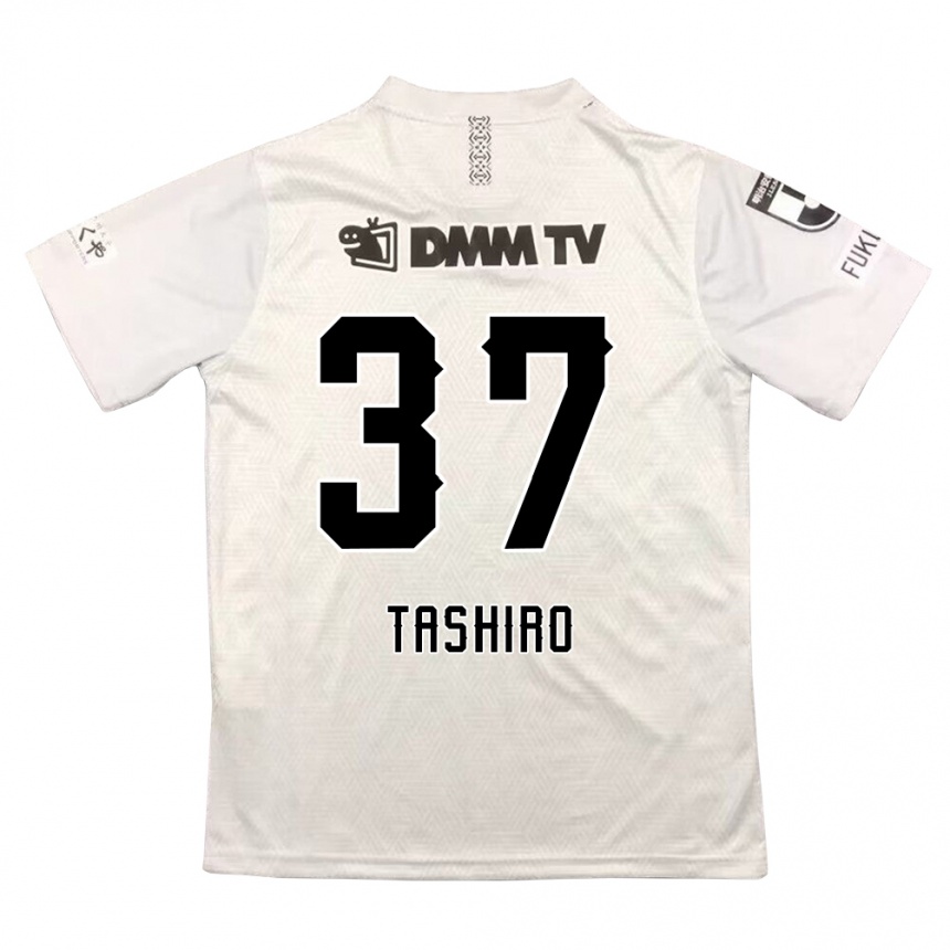 Vyrai Masaya Tashiro #37 Pilka Juoda Išvykos Marškinėliai 2024/25 T-Shirt