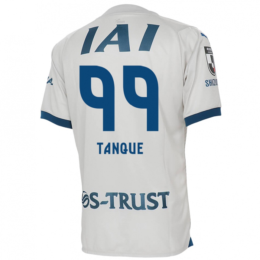 Vyrai Douglas Tanque #99 Balta Mėlyna Išvykos Marškinėliai 2024/25 T-Shirt