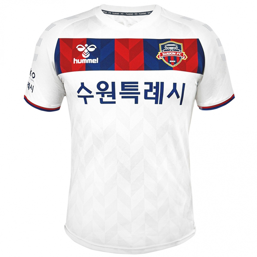 Vyrai Seung-Woo Lee #11 Balta Mėlyna Išvykos Marškinėliai 2024/25 T-Shirt