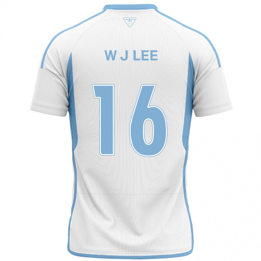 Vyrai Jae-Wook Lee #16 Balta Mėlyna Išvykos Marškinėliai 2024/25 T-Shirt