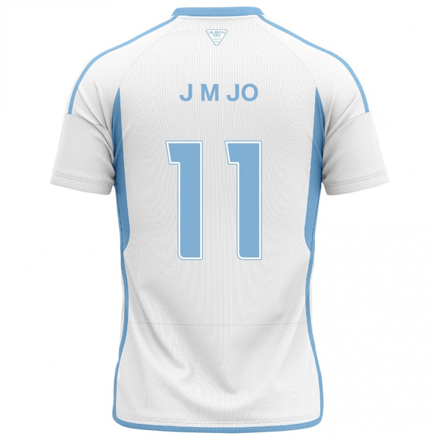 Vyrai Min-Jae Jo #11 Balta Mėlyna Išvykos Marškinėliai 2024/25 T-Shirt