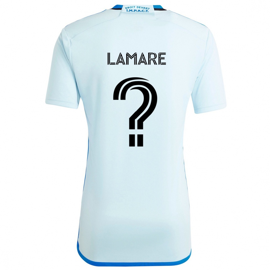 Vyrai Samuel Lamare #0 Ledo Mėlyna Išvykos Marškinėliai 2024/25 T-Shirt