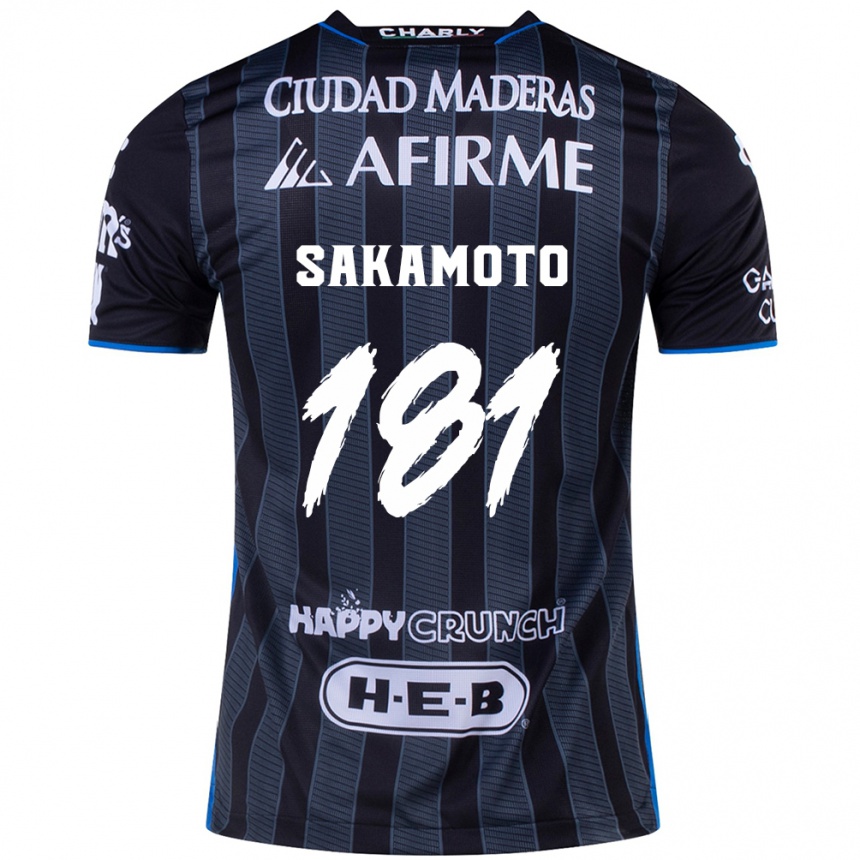 Vyrai Stellan Sakamoto #181 Balta Juoda Išvykos Marškinėliai 2024/25 T-Shirt