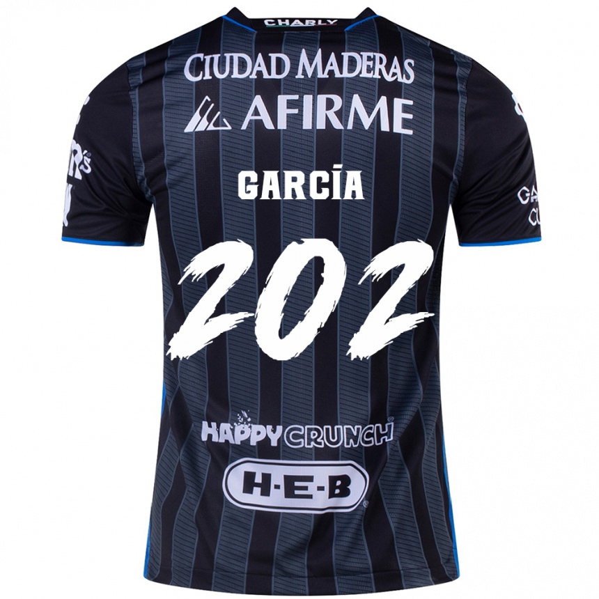 Vyrai Diego García #202 Balta Juoda Išvykos Marškinėliai 2024/25 T-Shirt