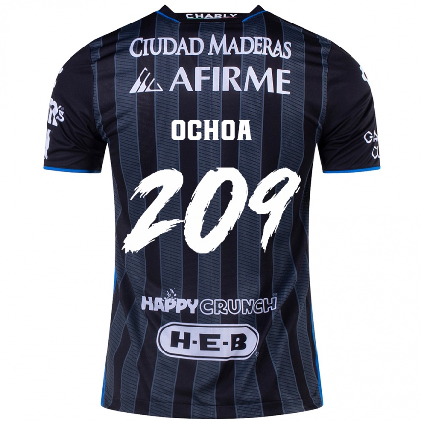 Vyrai José Ochoa #209 Balta Juoda Išvykos Marškinėliai 2024/25 T-Shirt